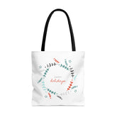 Hapy Holidays Christmas Tote Bags White, Reusable Canvas Tote Bags, Available in Different Size - Infinite Pack